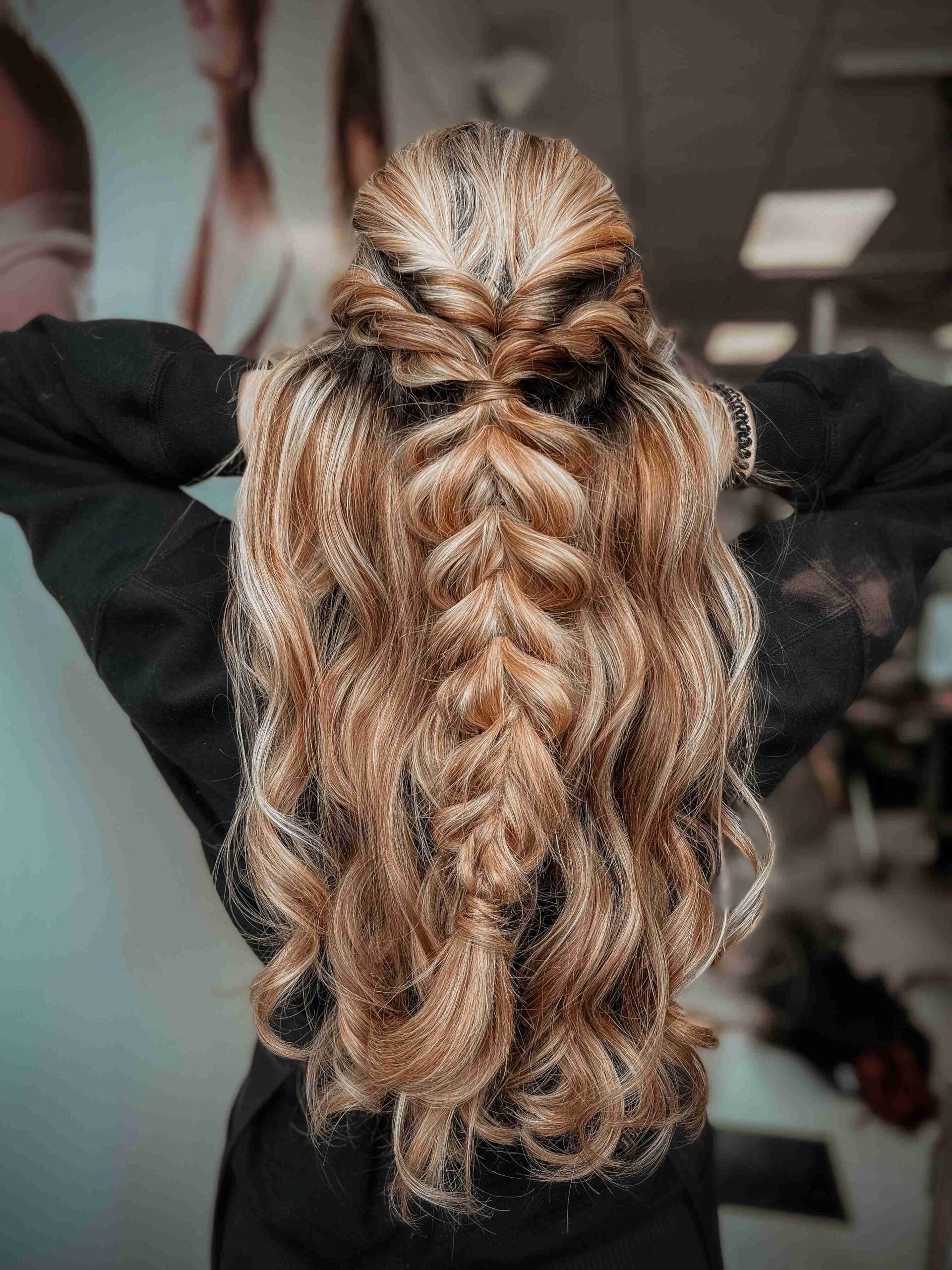 Fish tail braid for formal page Fish tail braid for formal page